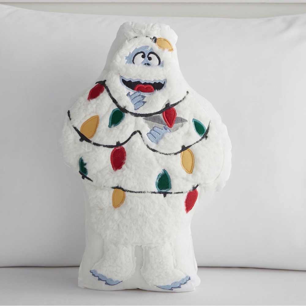 Pottery Barn kids Bumble Abominable Snowman Light Up Pillow - Picture 1 of 5
